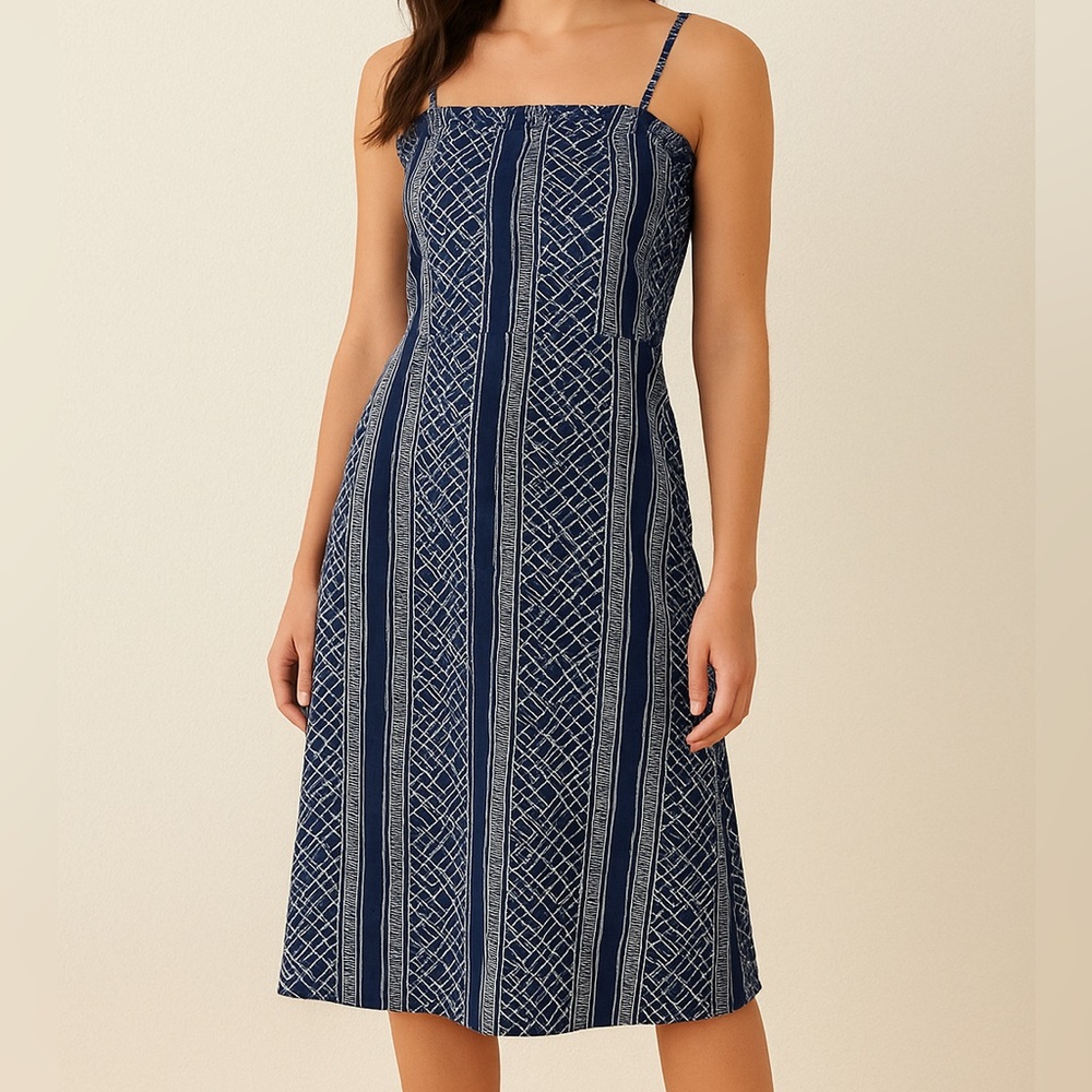 🌙 Dolce Vita Embroidered Dress – Size Medium, Midnight Blue (NWT) 🌙